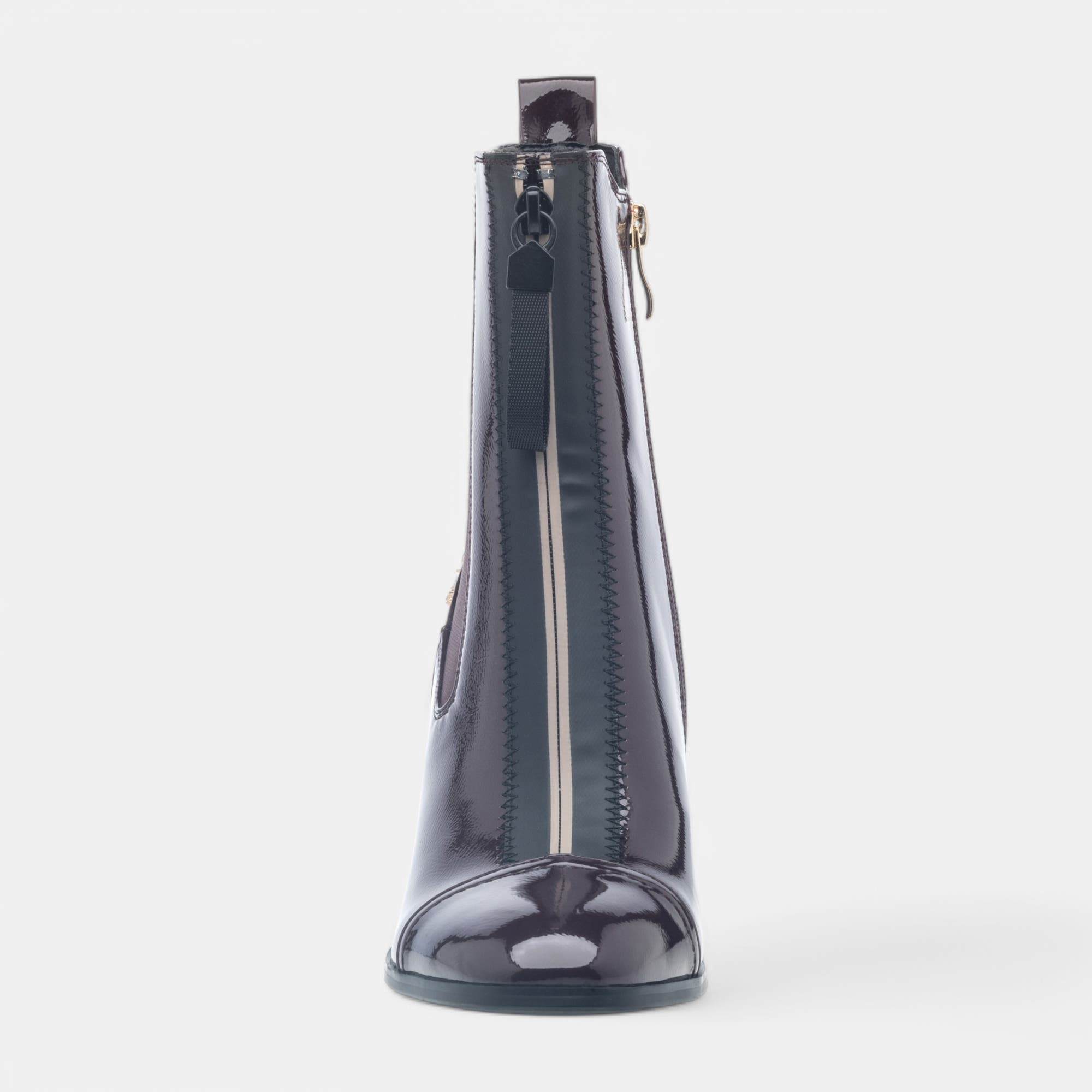 Bottines à talon Femme bordeaux