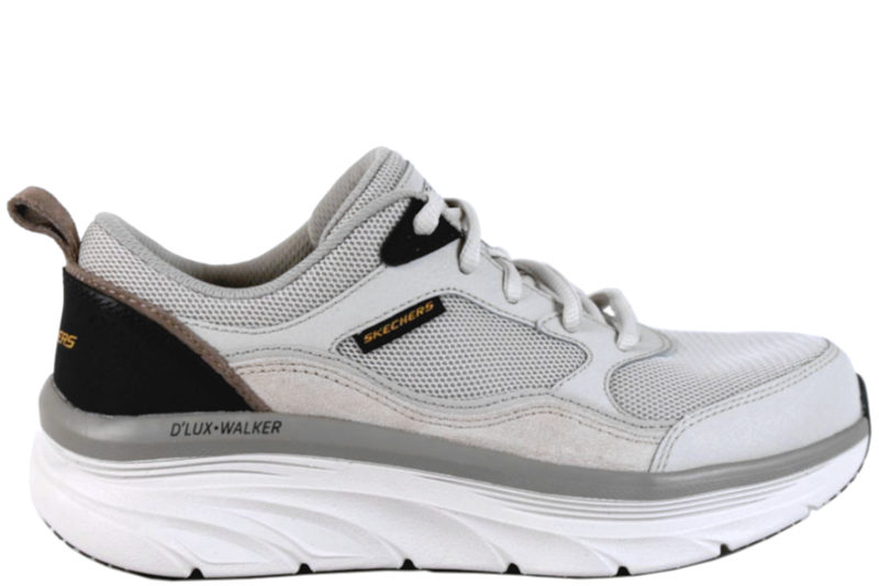 SKECHERS DLUX WALKER NEW MOMENT GRÅ SNEAKERS