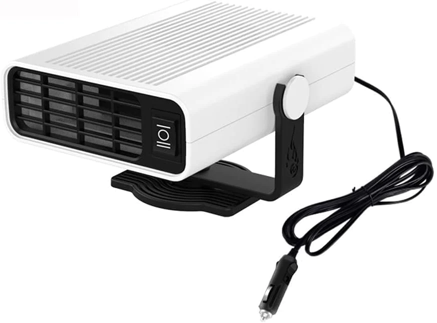 Chauffage de Voiture 2 en 1 12V 120W blanc Vendos85