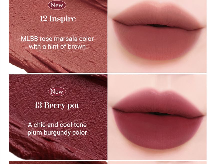 mude - Zachte vervaging tint - 14 kleuren