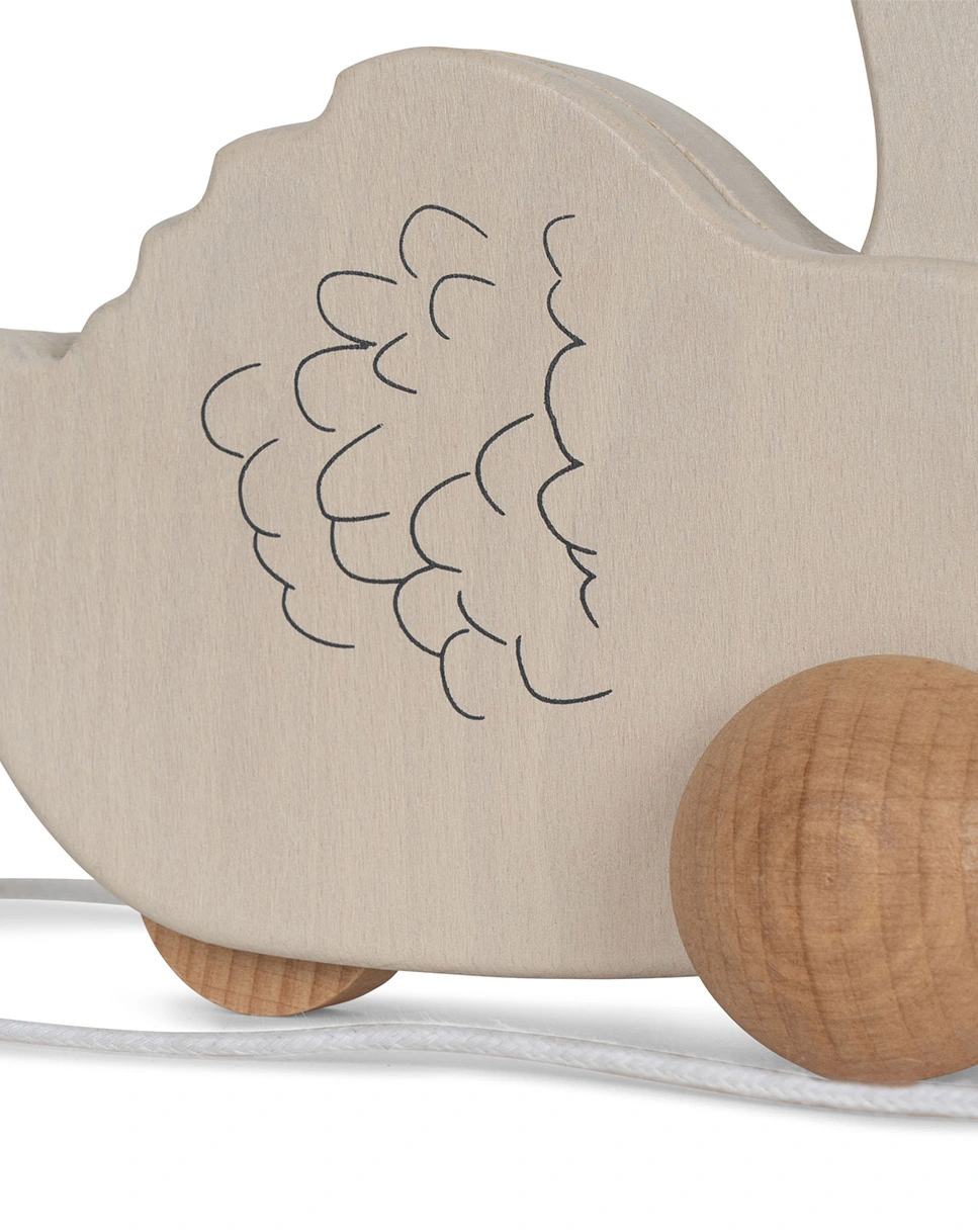 Holz-Nachziehtier SWAN (16x7,2x16)