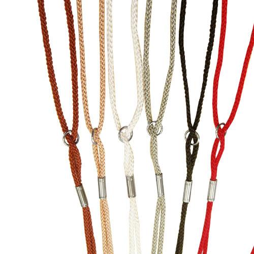 Abraçadeiras redondas de nylon com girador, COR VERMELHA