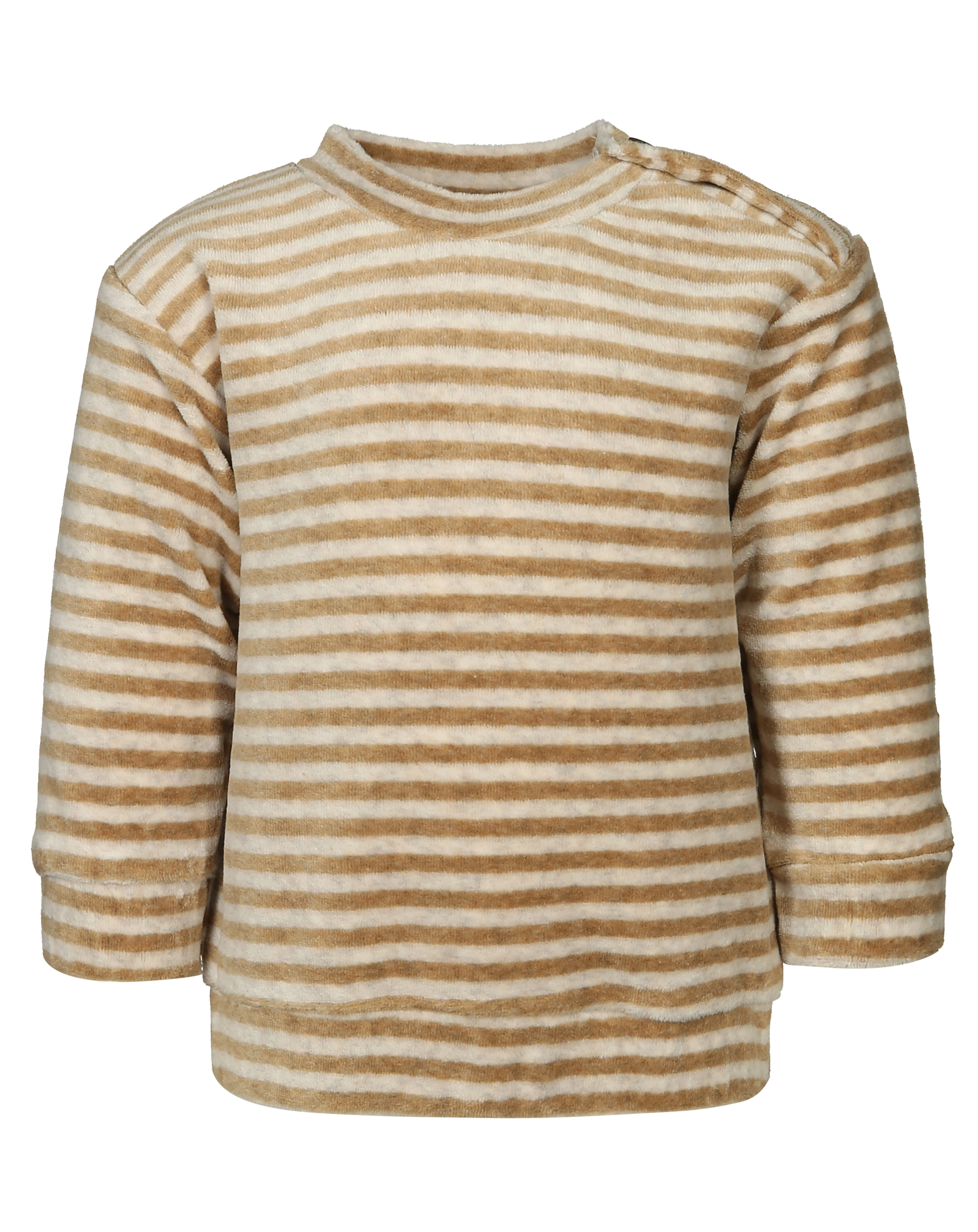 Nicki-Pullover SOFUS gestreift in biscuit melange