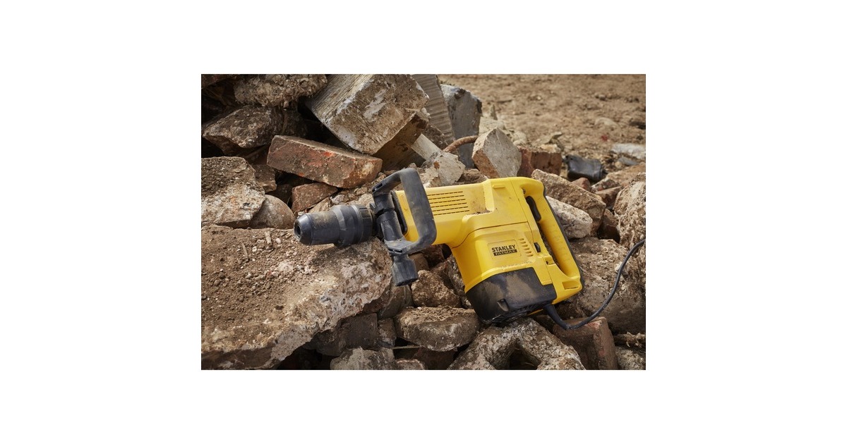 StanleyFATMAX 1600W SDS-MAX breekhamer  (Geel/zwart, met koffer)