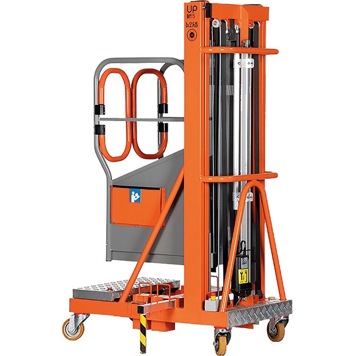 Nacelle semi-électrique aluminium hauteur de travail 5 mètres