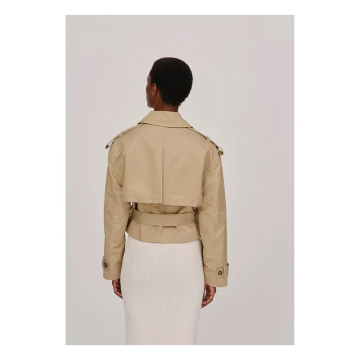 HERSKIND Trench Court Lusia | Crème