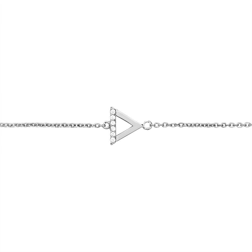 Bracelet Anna Argent Blanc Oxyde De Zirconium