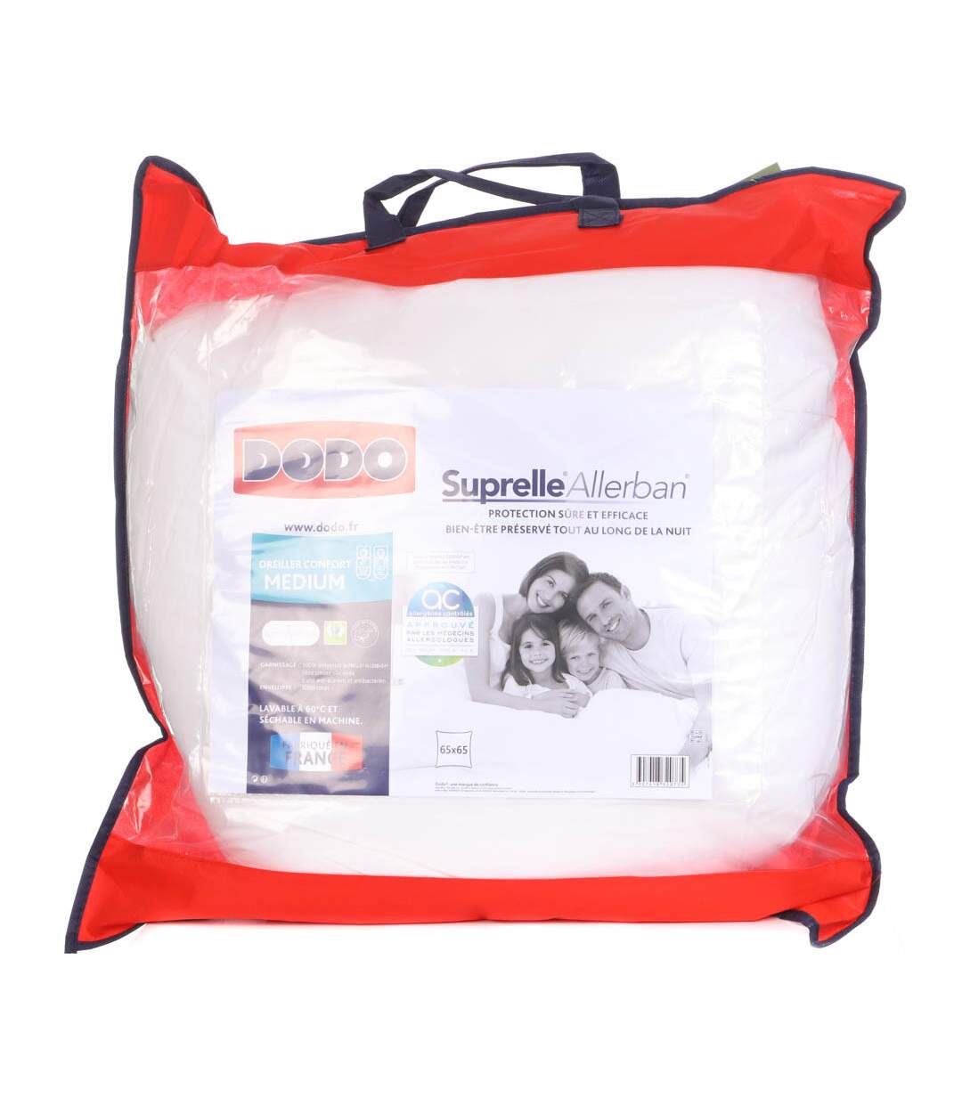 Oreiller Suprelle Allerban 65x65 Dodo Medium