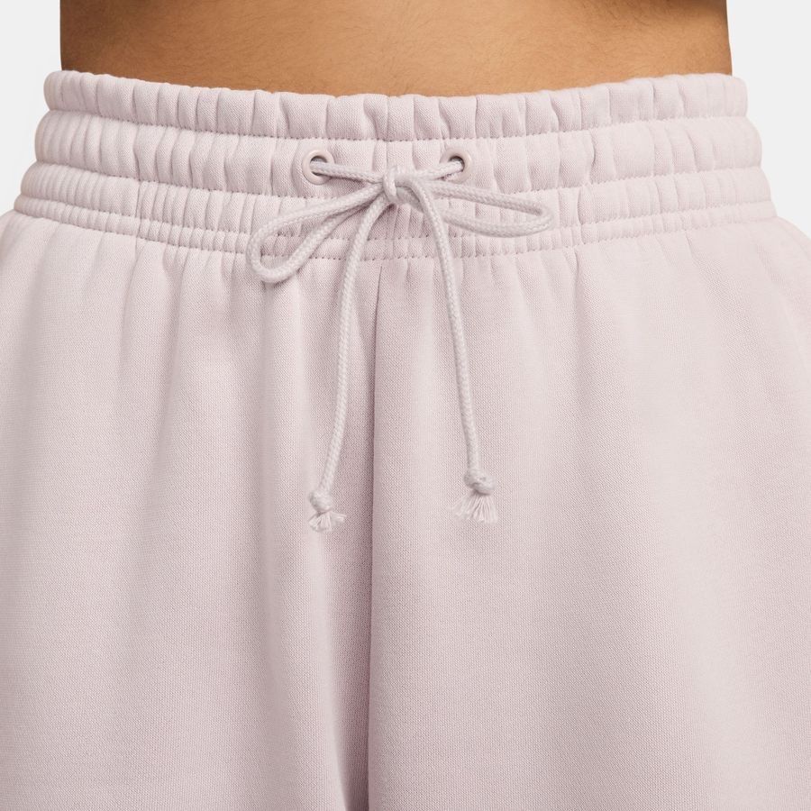 Nike Bas de Survêtement Phoenix Fleece Oversized - Rose/Blanc Cassé Femme