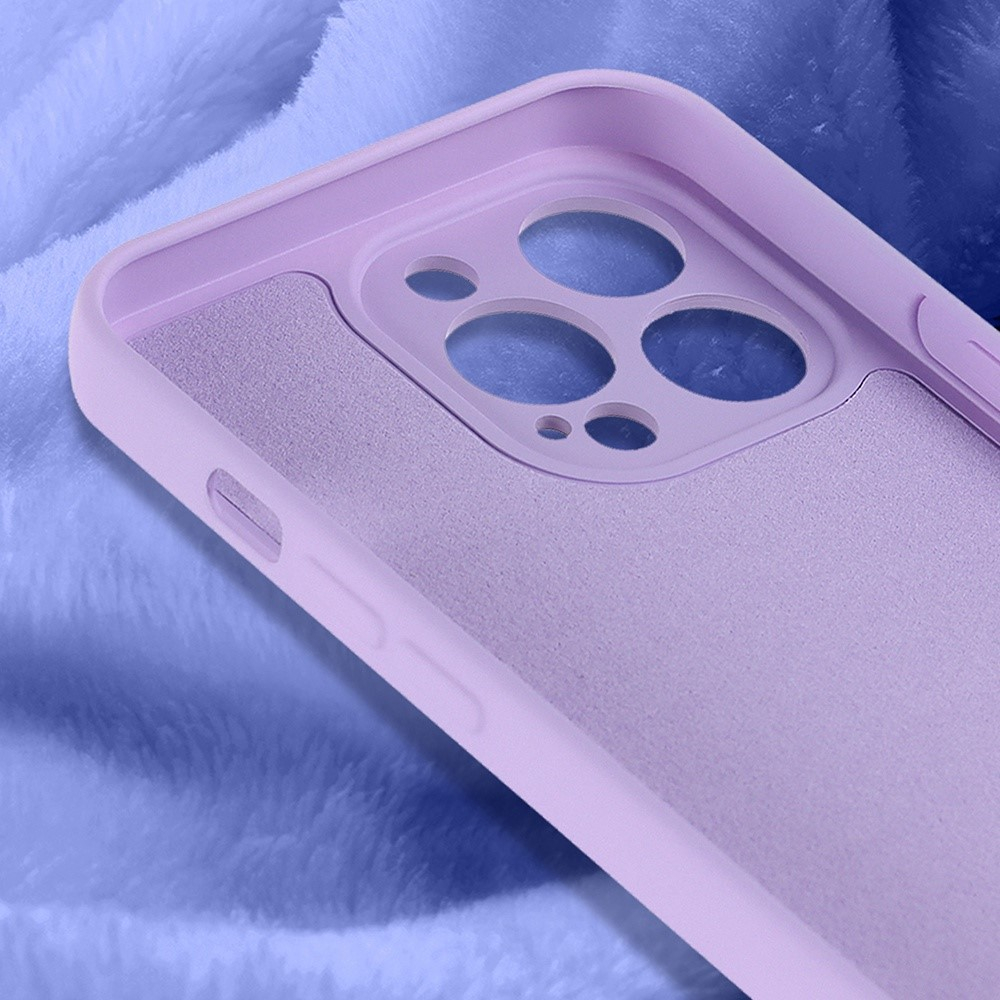 iPhone 13 Pro Soft Touch Gummi Case Hülle mit Kameraschutz - Rot
