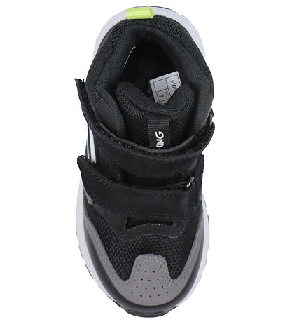 Viking Stiefel - Century Mid WP - Black/Limette