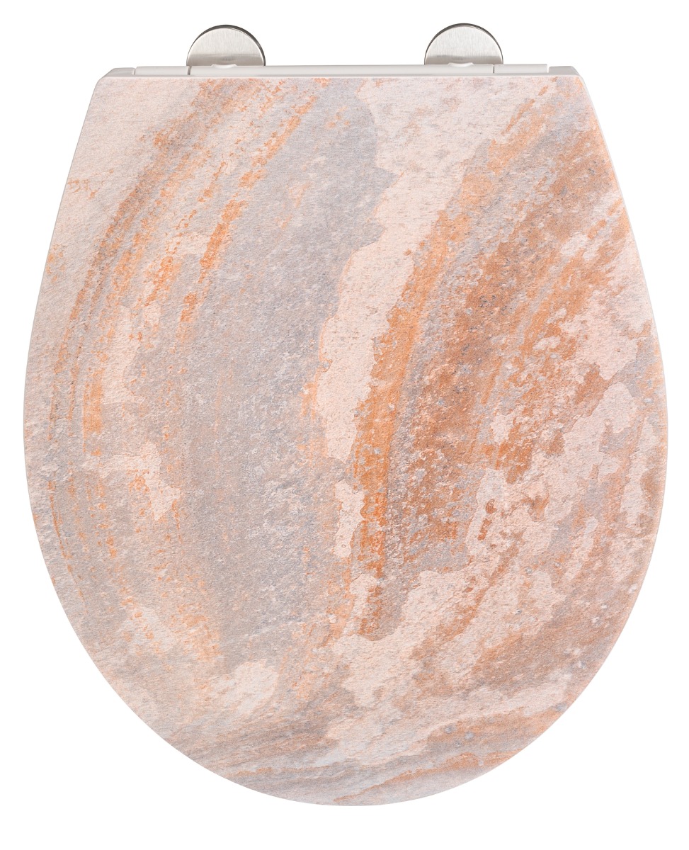Wenko Embossed softclose toiletzitting Canyon