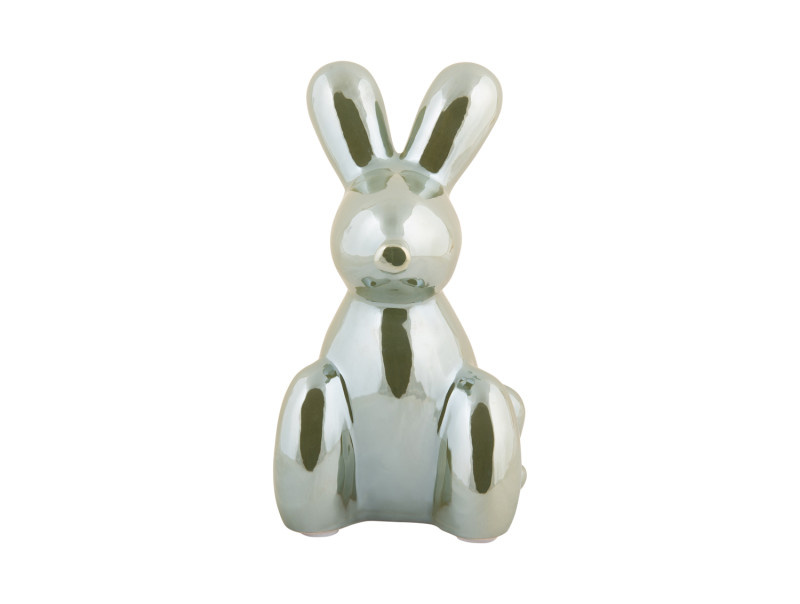 Statue Balloon Bunny Large PT4229BK Black plated
