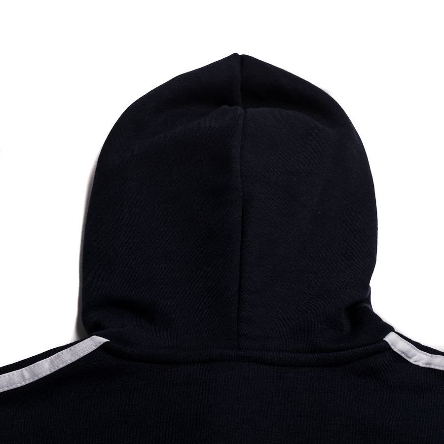 adidas Sweat à Capuche 3-Stripes Essentials - Bleu Marine/Blanc