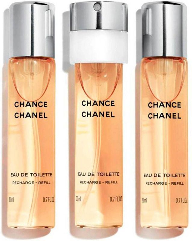 Chanel - Chance - Eau De Toilette - 3 x 20ml - Navulling