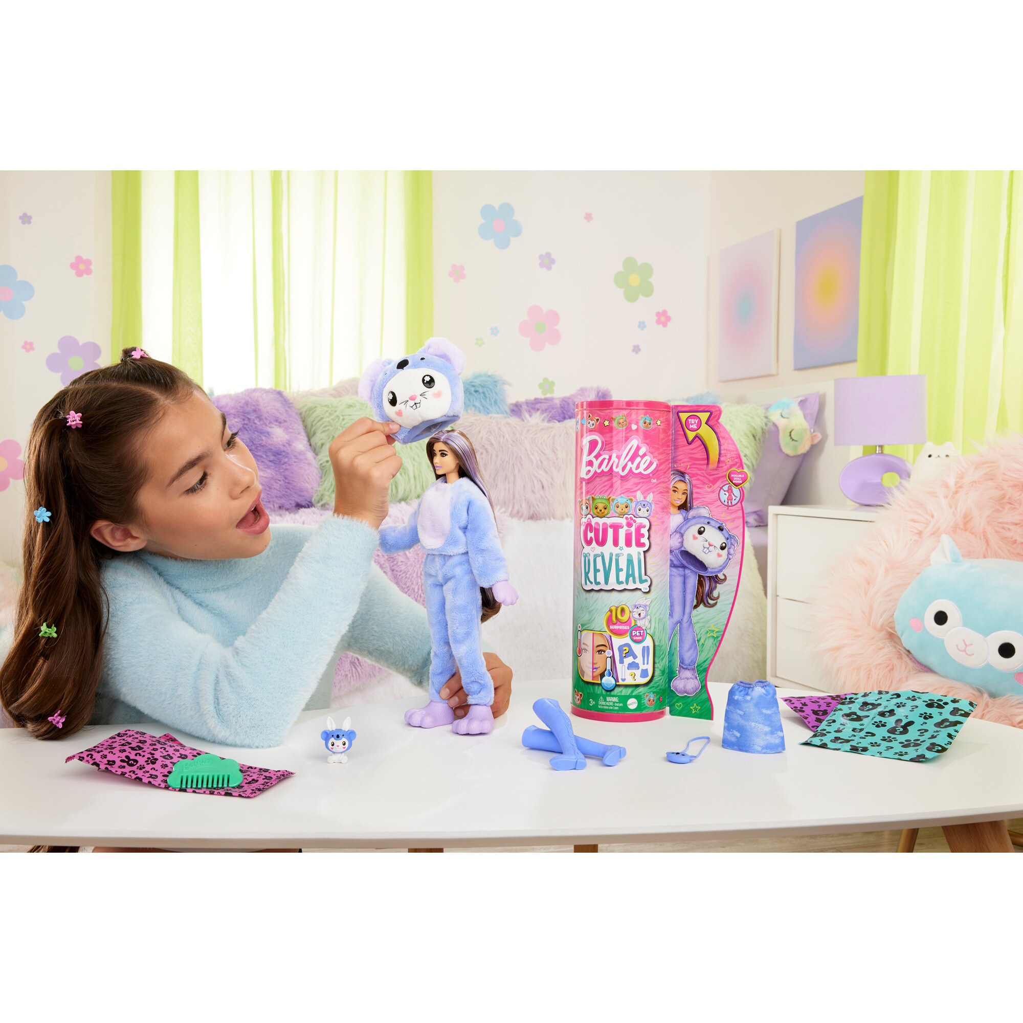 Mattel Puppe Barbie Cutie Reveal Costume Cuties Serie - Bunny in Koala