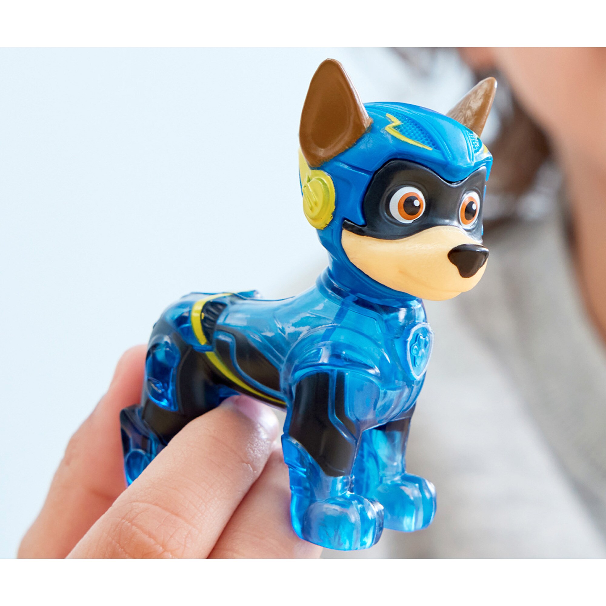 Spin Master Spielfahrzeug Paw Patrol: Der Mighty Kinofilm, Chases Deluxe Superhelden-Raketenfahrzeug