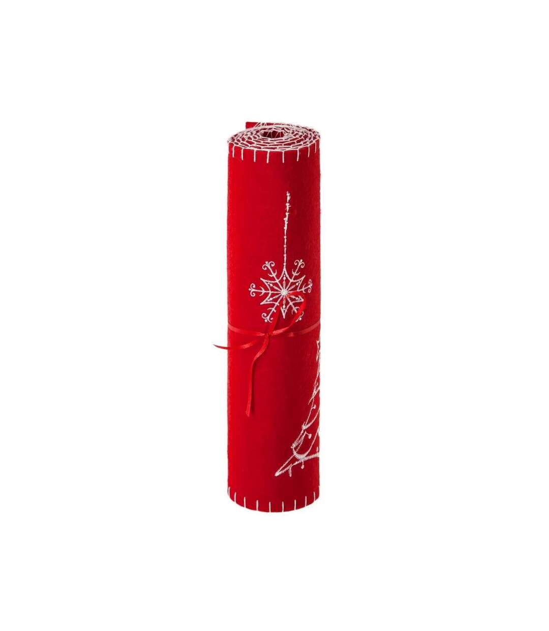 Chemin de Table Noël Feutrine 30x120cm Rouge