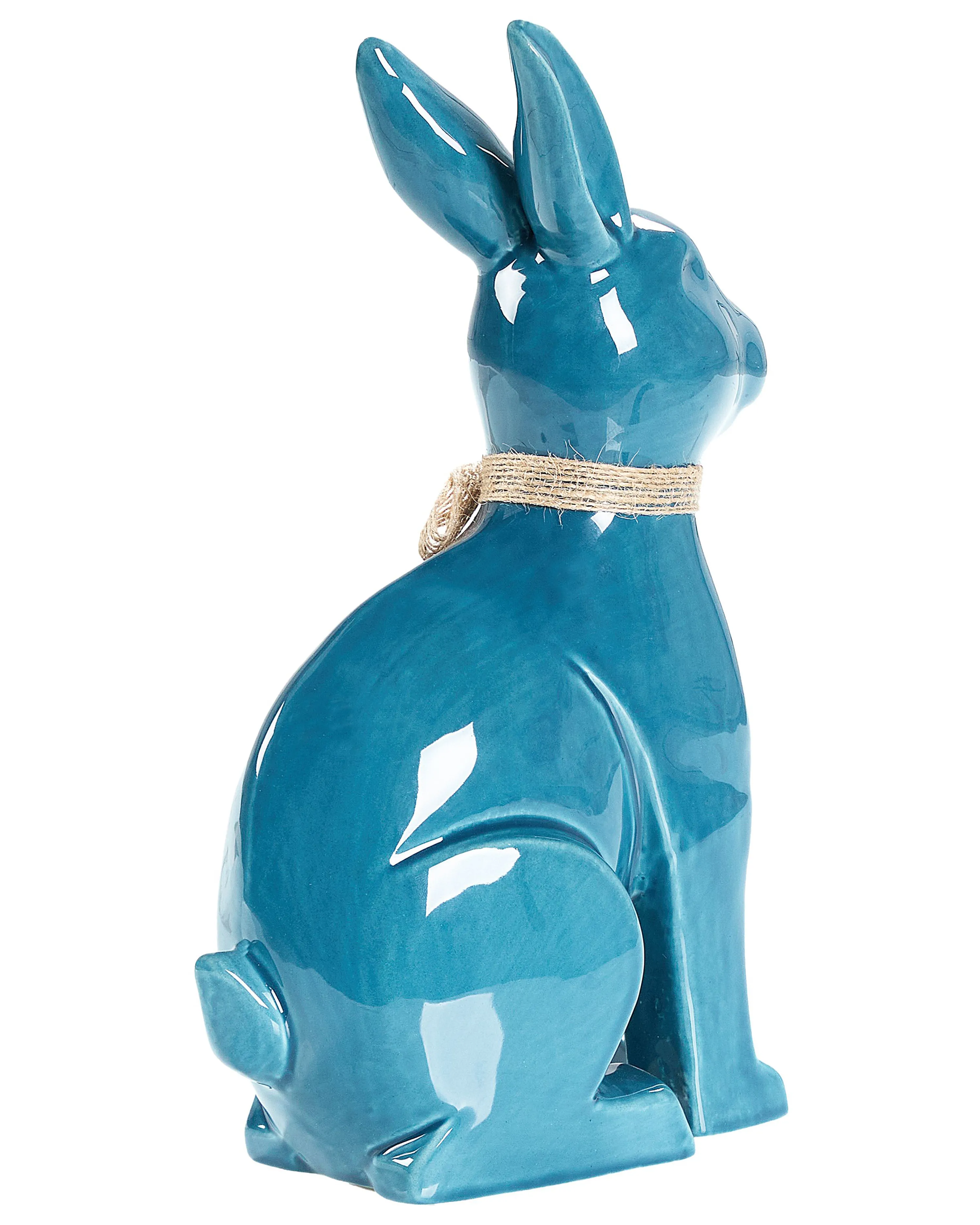 Figuur Konijn JAMBLES Keramiek Blauw