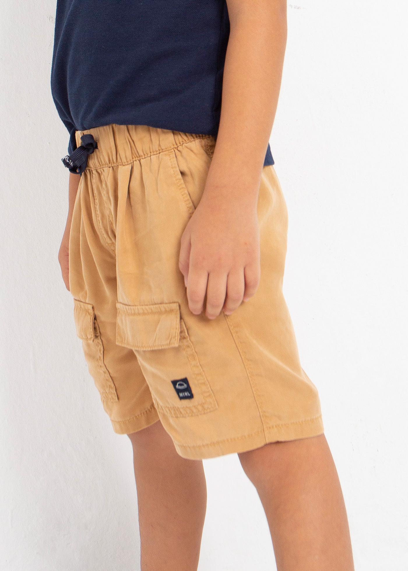 Bermuda infantil em TENCEL™ Lyocell