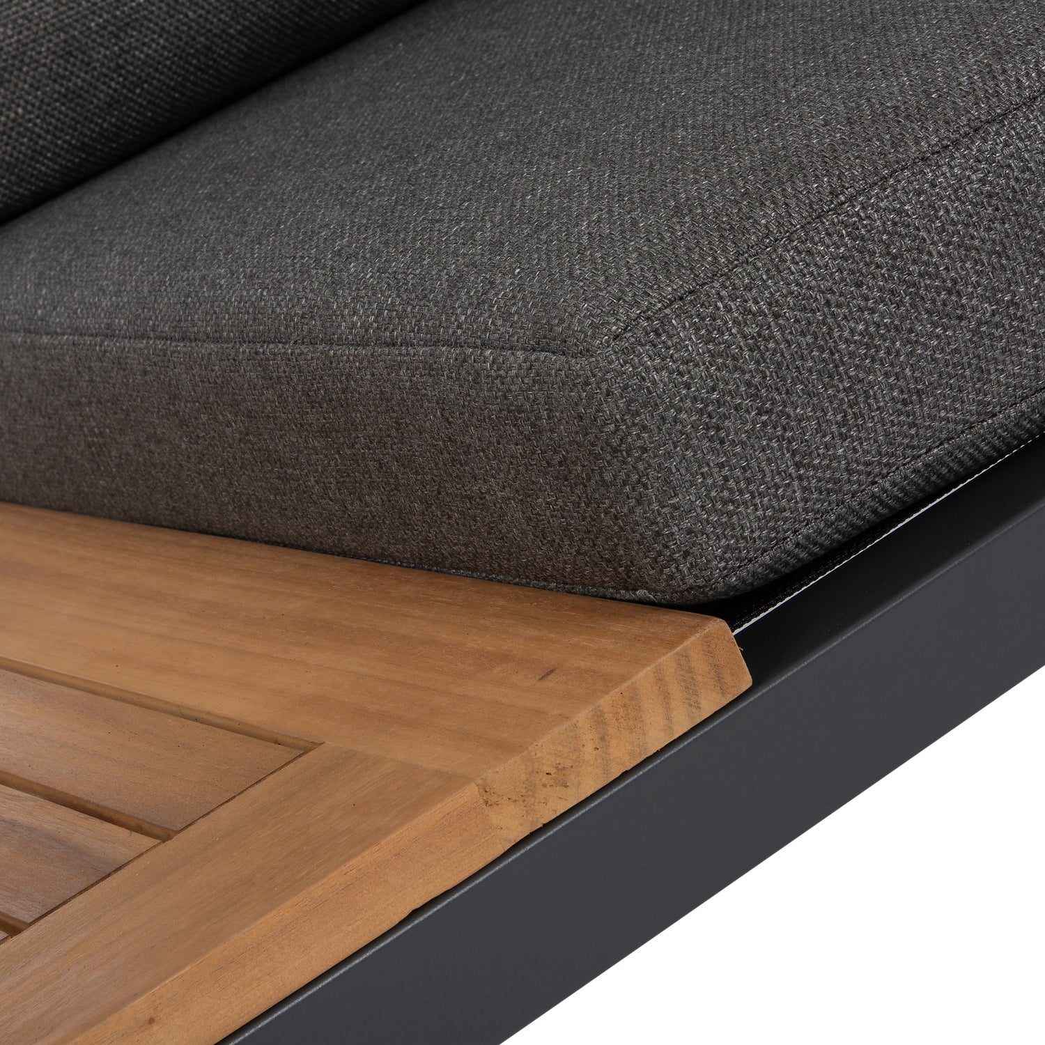 Intratuin 4-zits loungeset Rosa antraciet / naturel