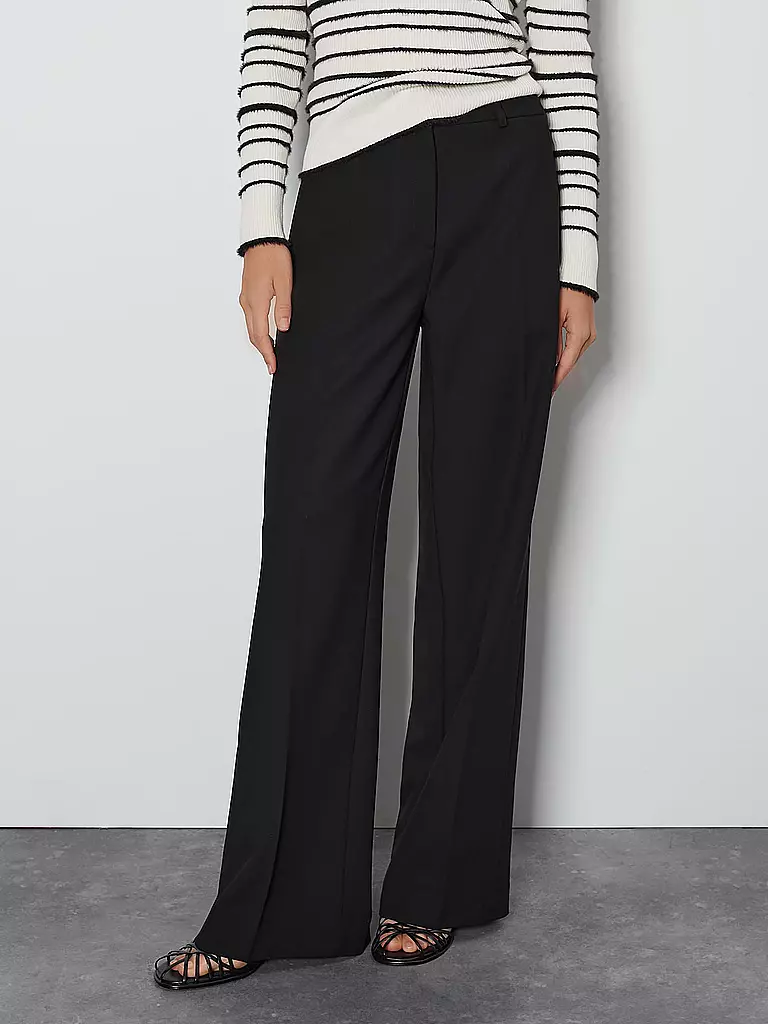 SOMEDAY Hose Wide Fit CATSBY schwarz