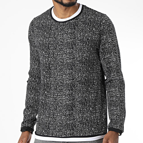 Pull Mueller Noir Blanc