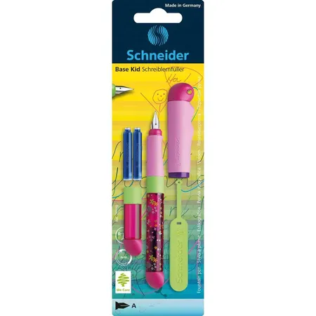 Schneider Füllhalter Base Kid, Feder A, farblich sortiert
