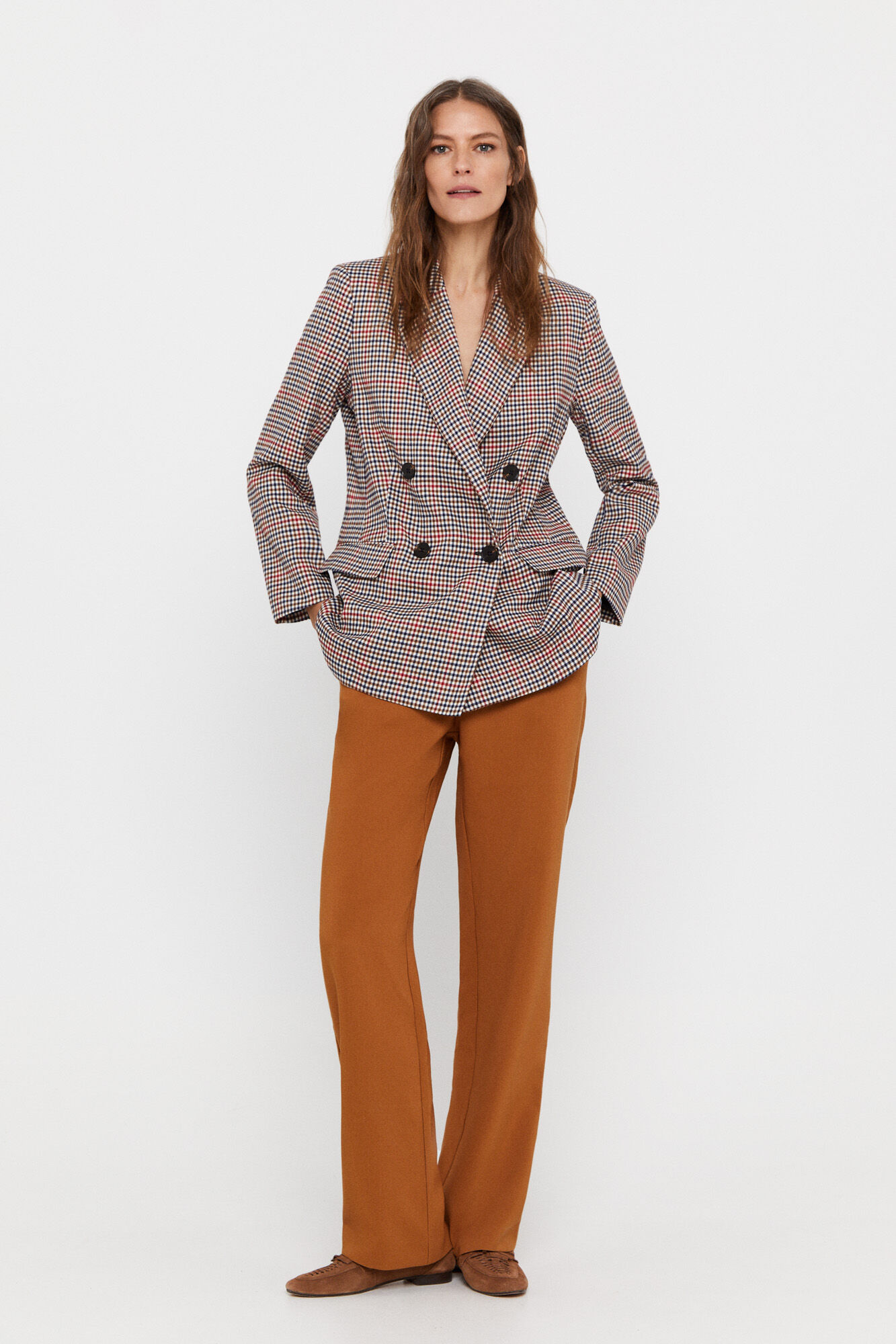 Blazer Cross Flow - Estampa Laranja