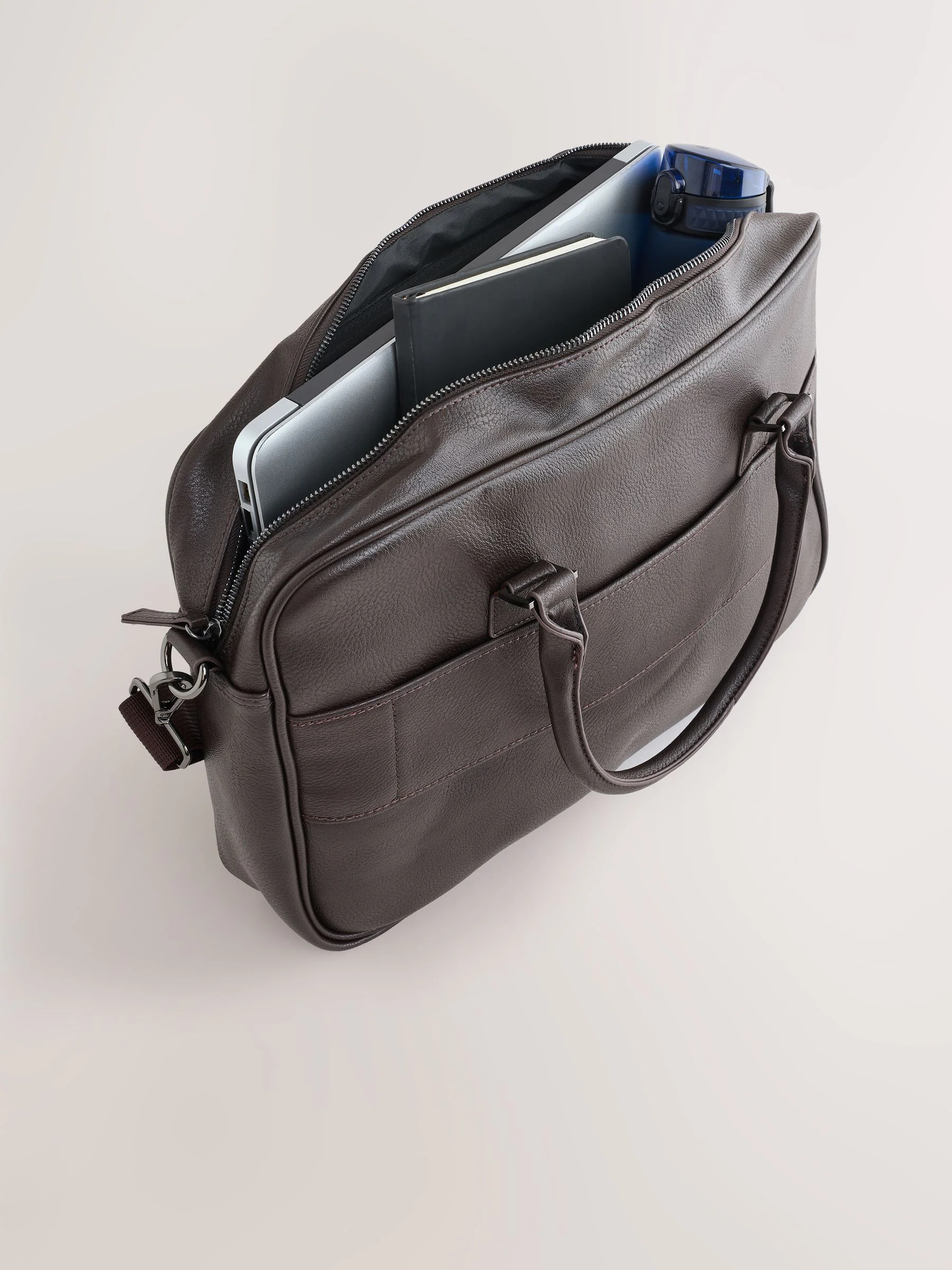 Bruin - Faux Leather Briefcase