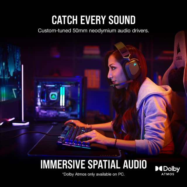 Corsair HS80 trådløst gaming headset