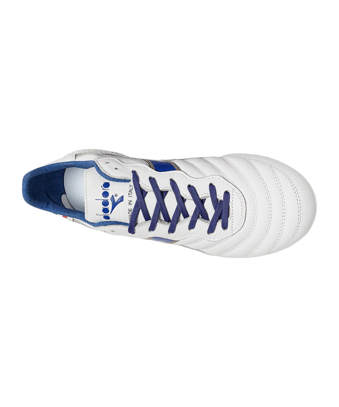 Diadora Brasil Made in Italy OG FG Weiss Blau Gold FD0953