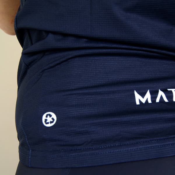 Veste vélo MATCHY CYCLING GILET BLEU MARINE