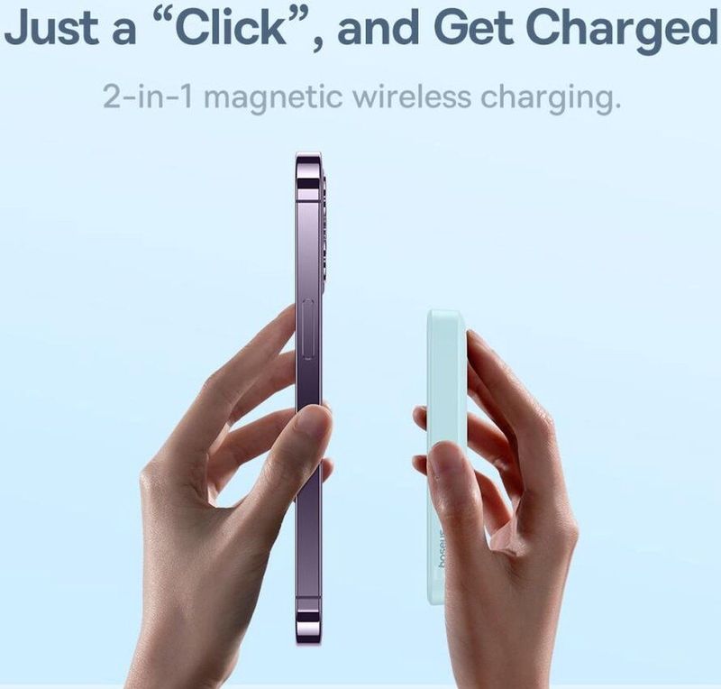 Baseus Mini Powerbank - 6.000 mAh - Blauw - 20W USB-C