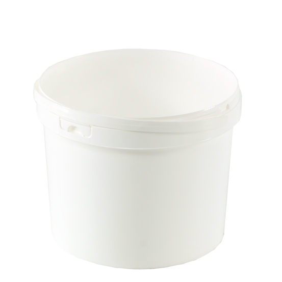 Seau plastique blanc 5 kg (sans couvercle)