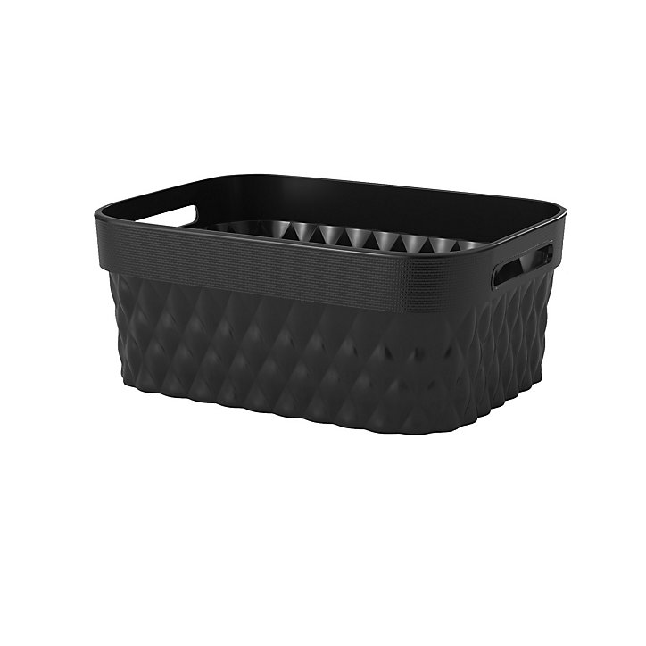 Panier de rangement 8.5L, noir, 5Five Disco