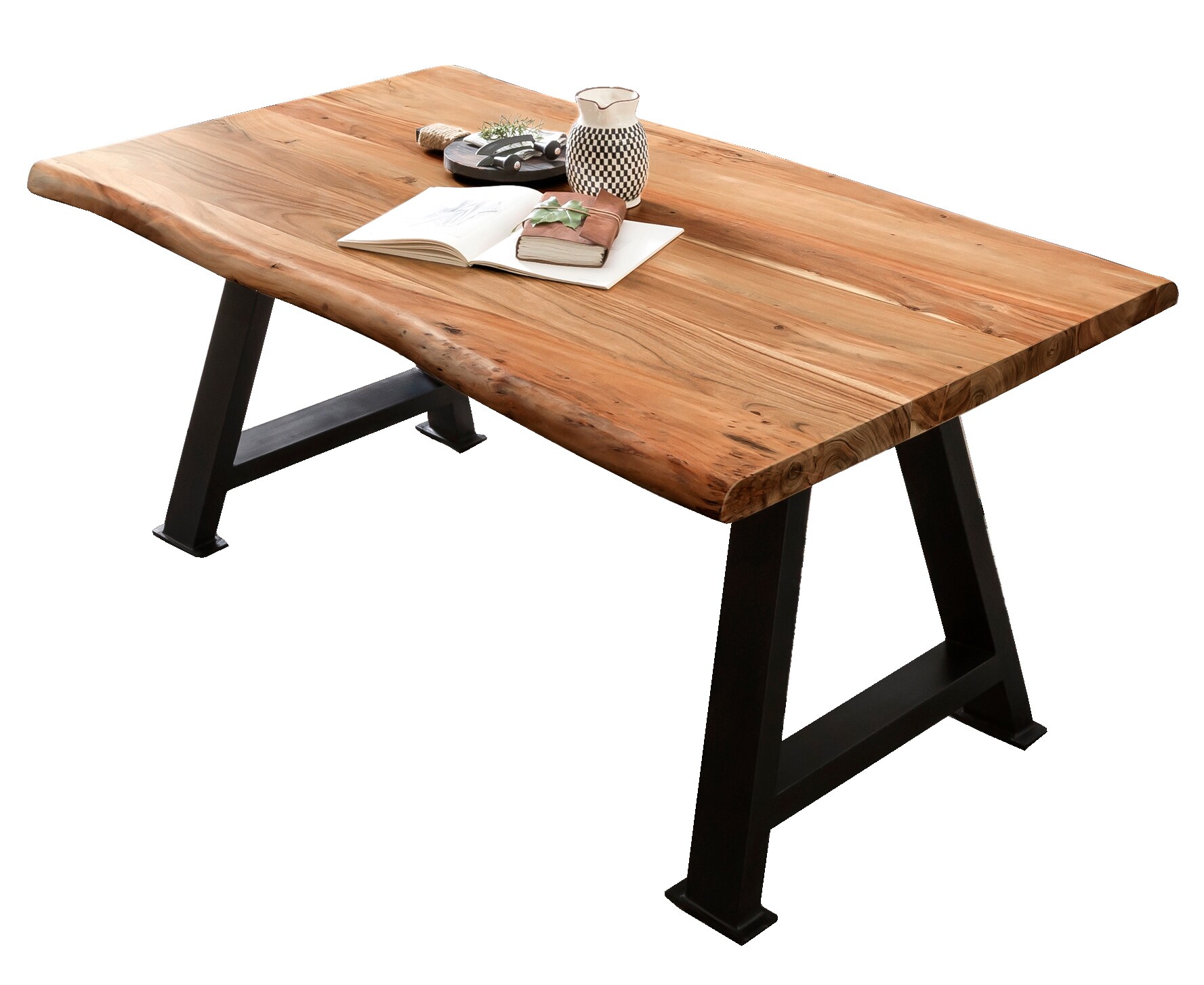 Tischplatte 200x100 Akazie Esstisch Schreibtisch DIY Tisch Zubehör Küchentisch
