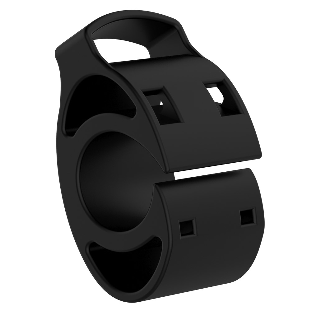 Universal Smart Watch Fahrrad Velo Bike Lenkstangen Silikon Halterung (Apple / Fitbit / Samsung / Huawei / Garmin) - Schwarz