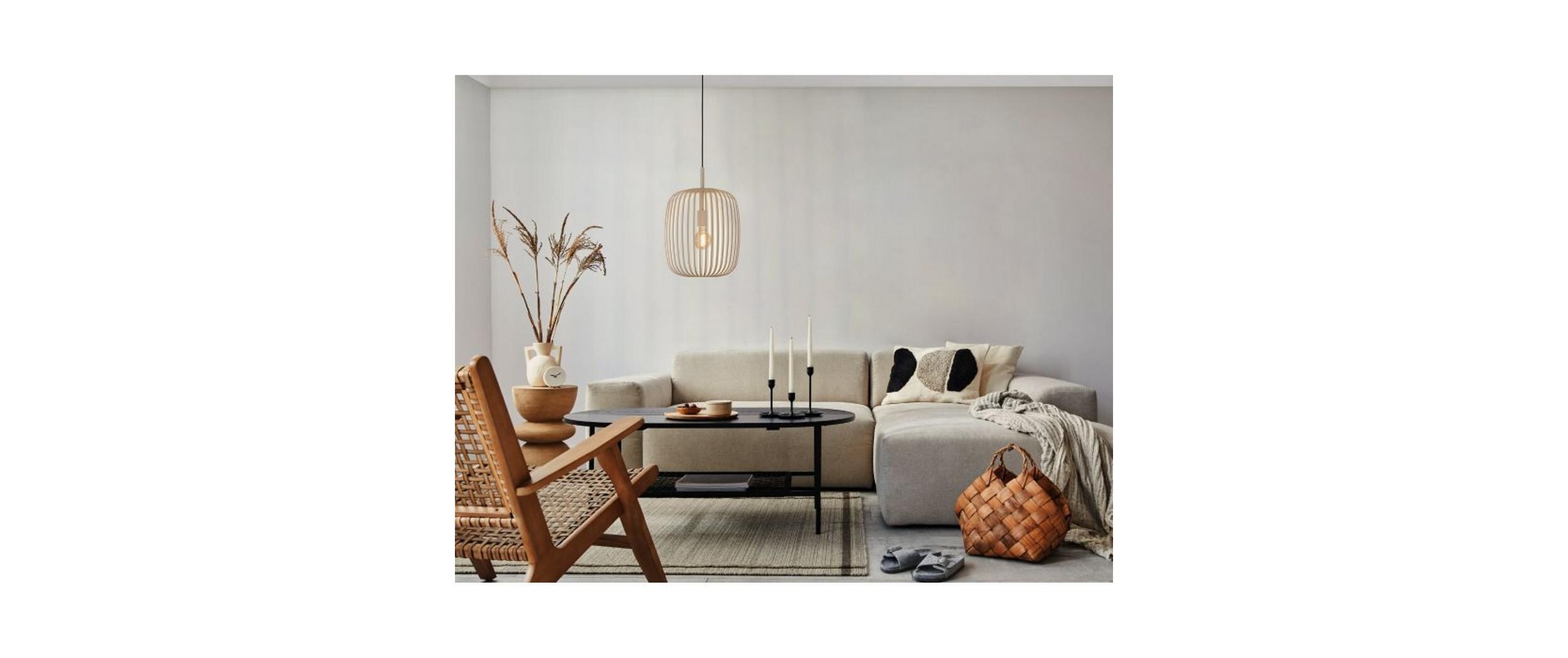 Pendelleuchte Zigbee ROMAZZINA beige E27Hängeleuchte