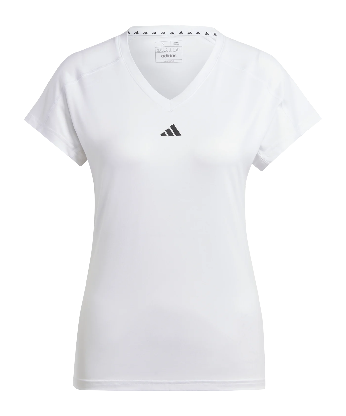 adidas AEROREADY Train Essentials Minimal Branding V-Neck White