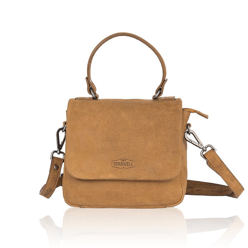 Sparwell Arago Allen Satchel Bag Cognac