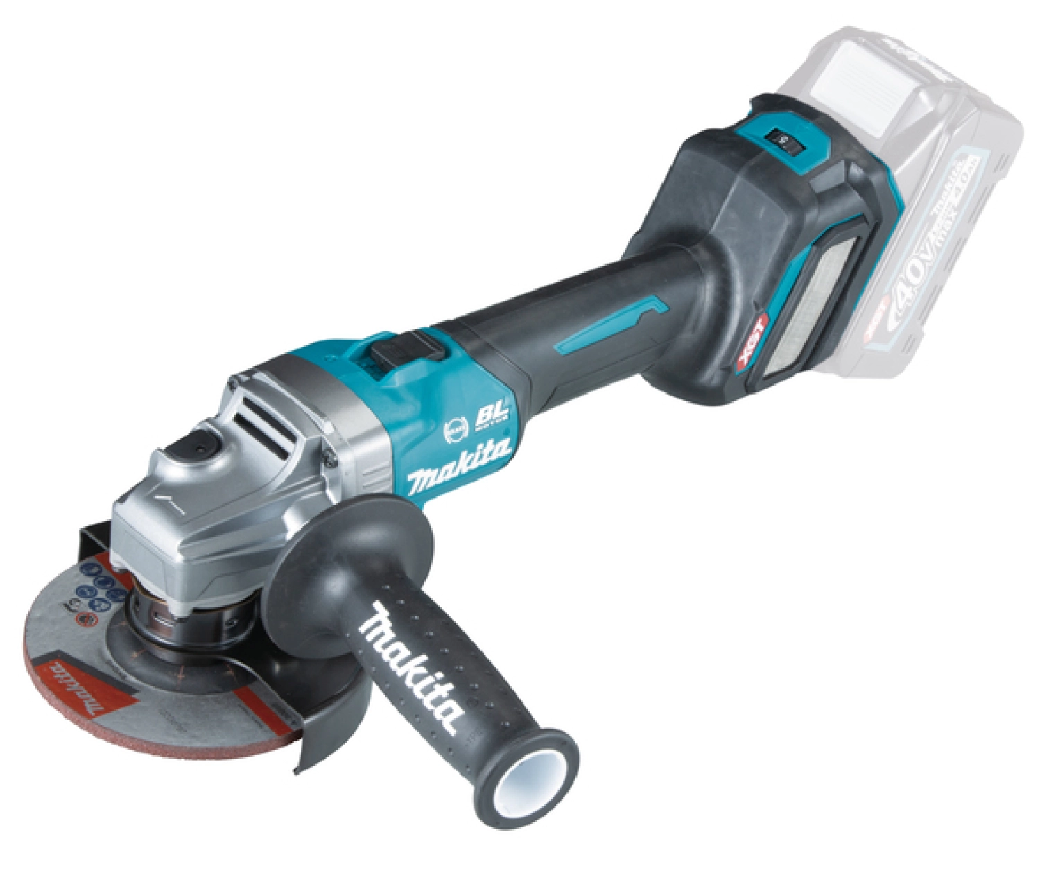 Makita GA023GZ XGT 40V Max Li-Ion accu haakse slijper body - 125x22,23mm - koolborstelloos