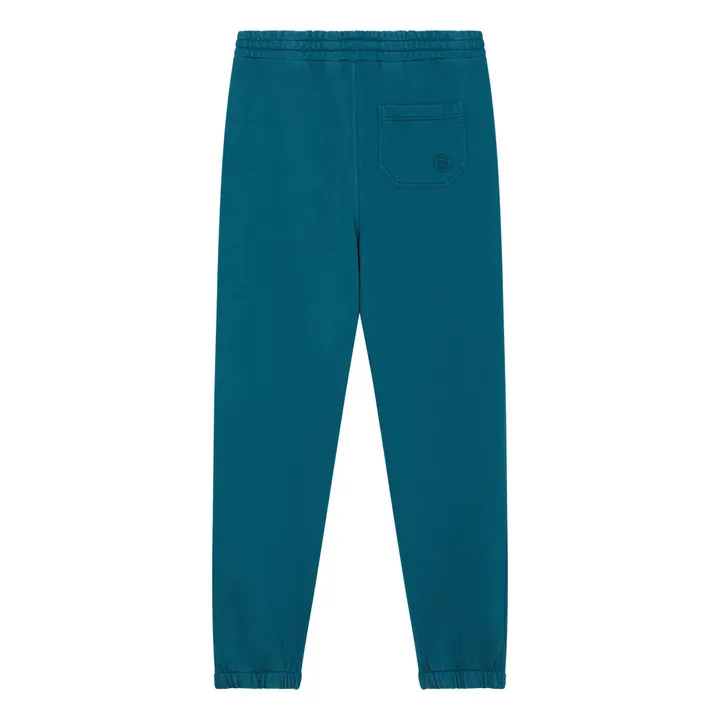 SMALLABLE BASICS Jogging Slim Homme Coton Bio | Vert canard