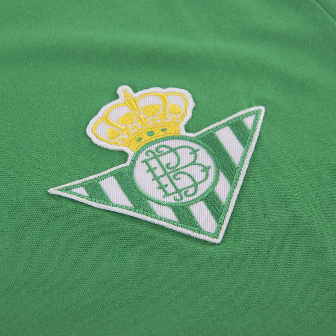 COPA Real Betis 1970's Away Retro Voetbalshirt Groen Wit