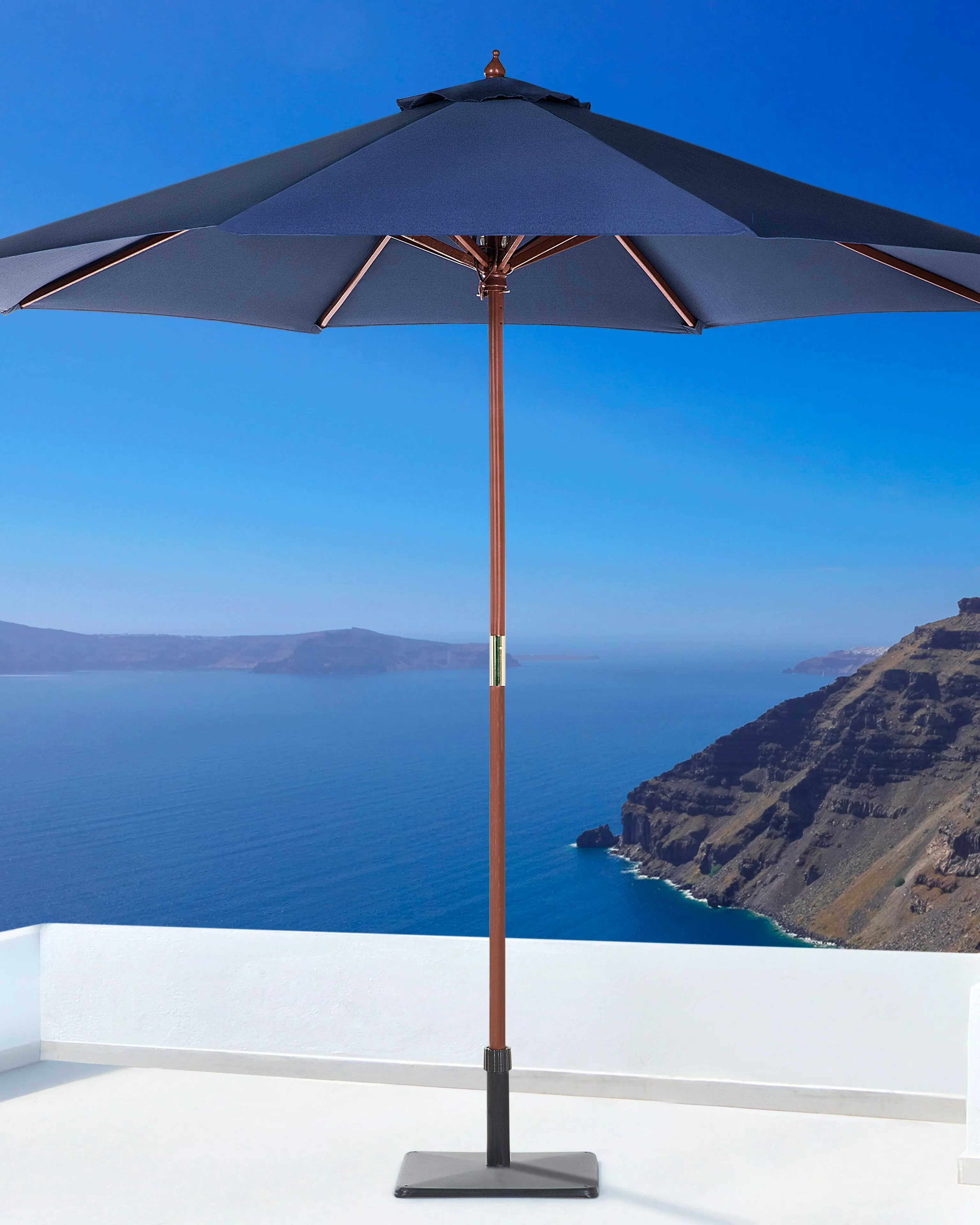 Parasol 270 cm TOSCANA Marineblauw