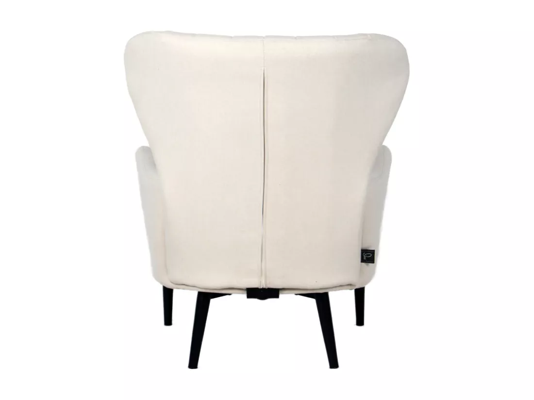 Fauteuil à oreilles rembourré
