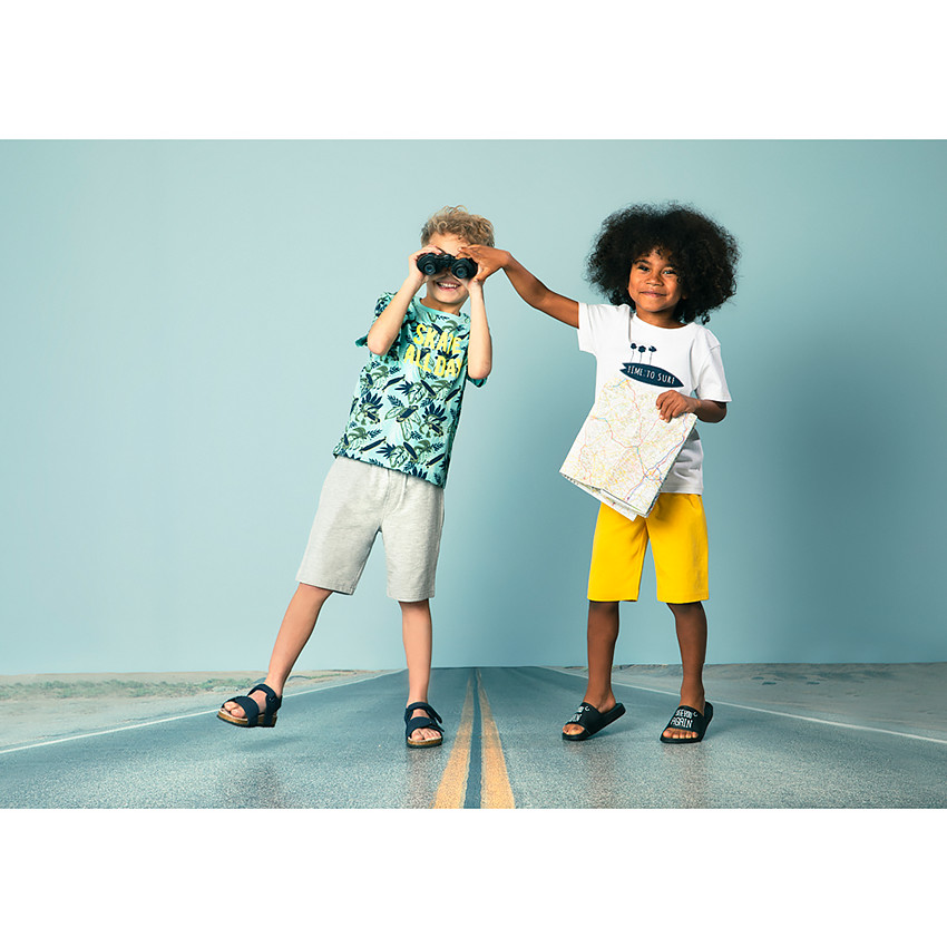 Ensemble de plage t-shirt + short pour garçon