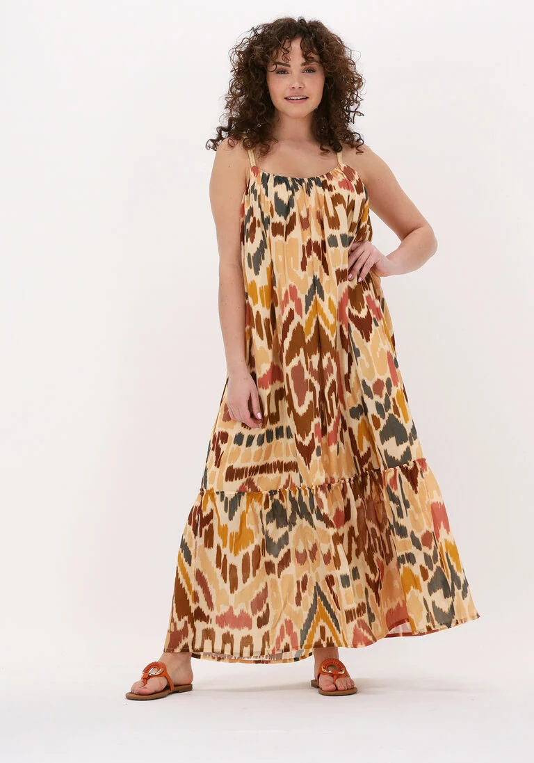 LOUIZON multi louizon maxi jurk macca robe