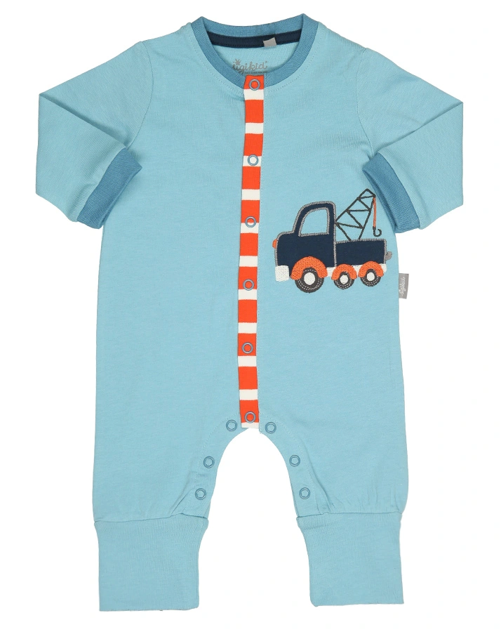 Schlafstrampler LITTLE DRIVER in blau