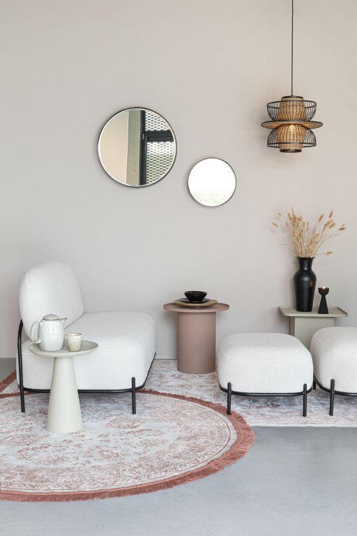Livingstone Design Shade bijzettafel Ø45 ivoor